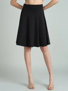 BAESD Above Knee Length Flared Skirt