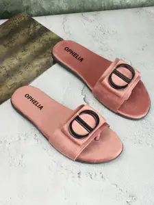 OPHELIA Women Open Toe Flats