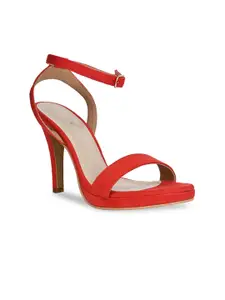 Rocia Open Toe Ankle Loop Stiletto Heels