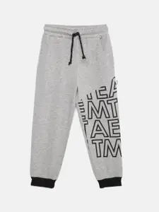 mackly Boys Typographic Printed Joggers