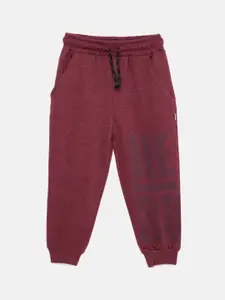 mackly Boys Typographic Printed Joggers