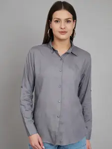Fab Star Women Classic Opaque Casual Shirt