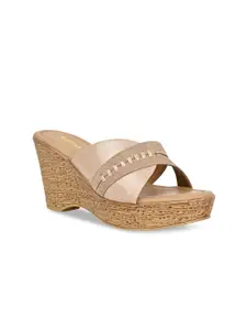 Rocia Wedge Sandals with Laser Cuts