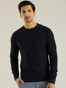 Indian Terrain Round Neck Long Sleeves Pullover Sweater