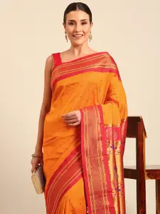 Varkala Silk Sarees Ethnic Motifs Zari Paithani Saree