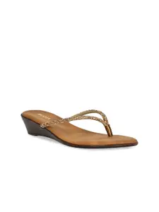 Rocia Open Toe Embellished Wedge Heels