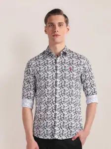 U.S. Polo Assn. Floral Printed Cotton Casual Shirt