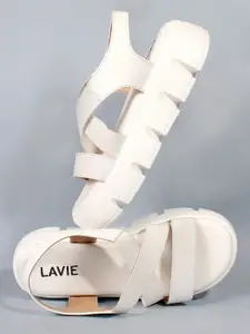 Lavie Open Toe Flatform Sandals
