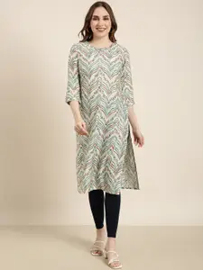 SHOWOFF Women Printed Floral Kurta