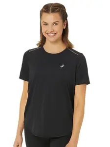 ASICS Brand Logo Printed Round Neck Short Sleeves Regular Fit Sports T-shirt
