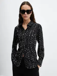 MANGO Printed Casual Shirt