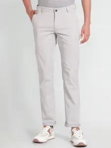 Arrow Sport Men Low-Rise Casual Trousers