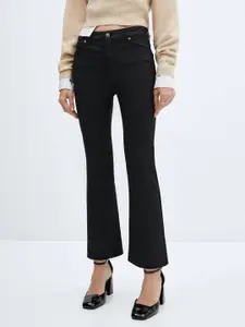 MANGO Women Flared Cropped Jeans