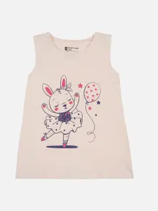 Bodycare Girls Graphic Printed Cotton A-Line Dress