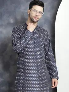 Anouk Mandarin Collar Ethnic Motifs Printed Kurta