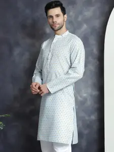 Anouk Geometric Woven Design Kurta