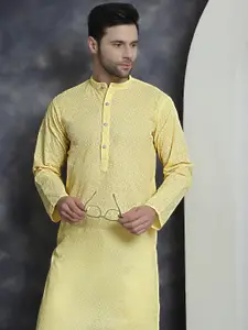 Anouk Geometric Embroidered Cotton Kurta