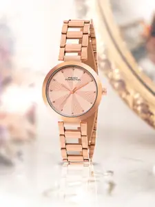 French Connection Women Stainless Steel Bracelet Style Straps Analogue Watch FCN060D