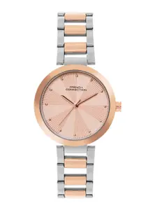 French Connection Women Stainless Steel Bracelet Style Straps Analogue Watch FCN060C