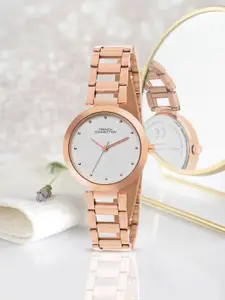 French Connection Women Stainless Steel Bracelet Style Straps Analogue Watch FCN060B