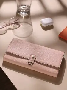 Accessorize Women Textured Envelope Wallet