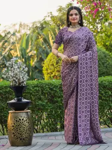 Tikhi Imli Geometric Woven Design Ready to Wear Saree