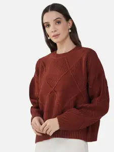 JoE Hazel Women Cable Knit Pullover