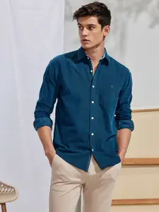 Red Flame Men Opaque Formal Shirt