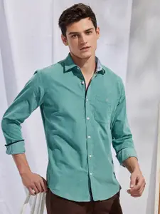 Red Flame Men Slim Fit Opaque Formal Shirt