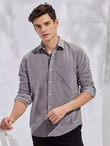 Red Flame Men Opaque Formal Shirt