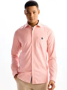 Red Flame Men Opaque Formal Shirt