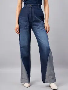 Orchid Hues Women Flared High-Rise Light Fade Jeans