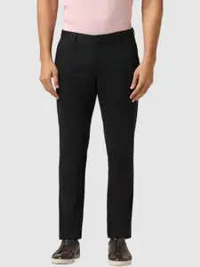 Blackberrys Men Urban Slim Cotton Slim Fit Low-Rise Trouser