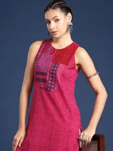 Taavi Ethnic Motifs Printed Baagh Pure Cotton Kurta