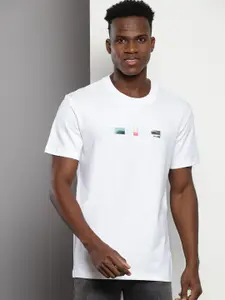 Calvin Klein Jeans Brand Logo Printed Cotton Round Neck Applique Casual T-shirt