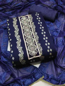 KIMISHA Ethnic Motifs Woven Designed Unstitched Dress Material