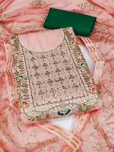 KIMISHA Embroidered Unstitched Dress Material