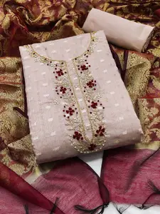 KIMISHA Woven Design Unstitched Dress Material