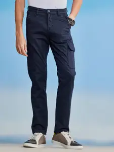 Red Flame Men Slim Fit Mid rise Stretchable Cargo Trousers