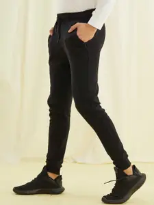 Red Flame Men Stretchable Regular Fit Joggers Trousers