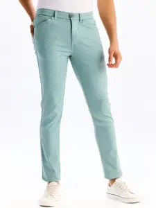 Red Flame Men Skinny Fit Mid-Rise Stretchable Trouser