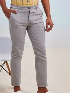 Red Flame Men Slim Fit Mid-Rise Stretchable Casual Trouser