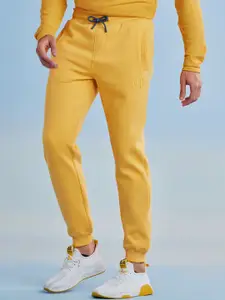 Red Flame Men Cotton Regular Fit Elasticated Joggers Trousers