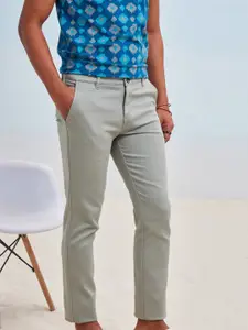 Red Flame Men Stretchable Slim Fit Chinos Trousers