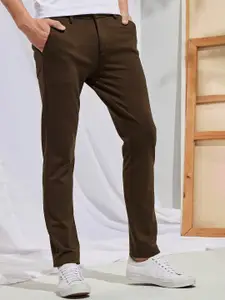 Red Flame Men Stretchable Slim Fit Chinos Trousers