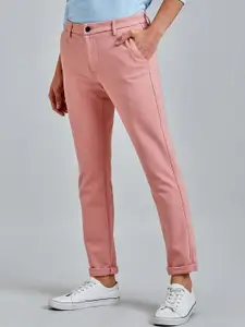 Red Flame Men Slim Fit Mid Rise Stretchable Chinos Trousers