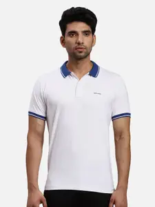ColorPlus Modal Polo Collar Short Sleeves Regular Fit Applique T-shirt