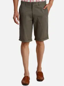 ColorPlus Men Mid Rise Knee Length Shorts