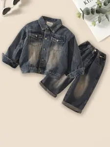 INCLUD Boys Long Sleeves Shirt With Trousers