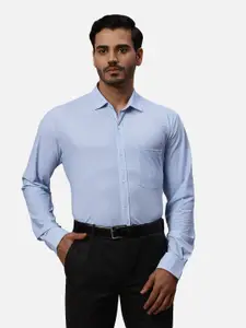 Park Avenue Checked Spread Collar Slim Fit Formal Shirt